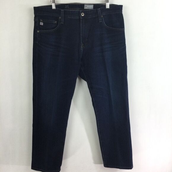 AG Adriano Goldschmied Mens Tellis Modern Slim Stretch Denim Jeans Blue 36X34 - Picture 7 of 7